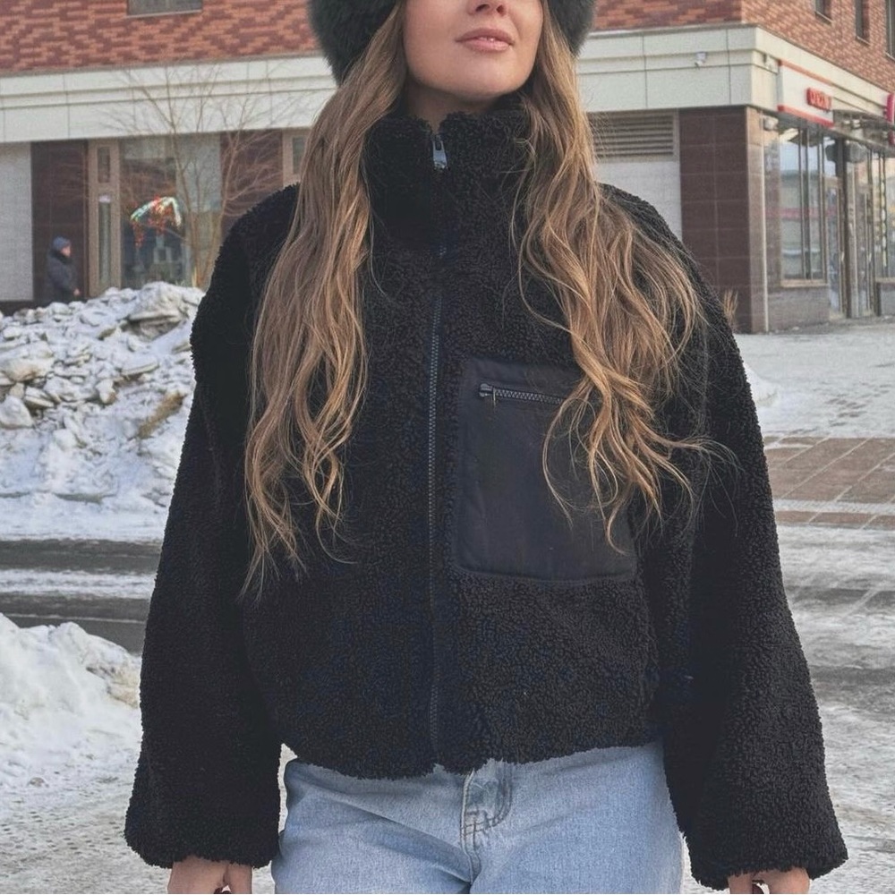 Zara teddy coat